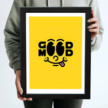 Good Mood (Wall art, Aesthetics, Minimal) Framed Poster with Acrylic Glass, Multicolor - Perfect for Room & Office Decor