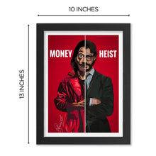 Money  (Doctor) Framed Poster with Acrylic Glass, Multicolor - Perfect for Room & Office Decor
