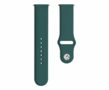 Green Silicone Click (20mm) Watch Strap/Band for Samsung/OnePlus/Fitbit Smartwatches