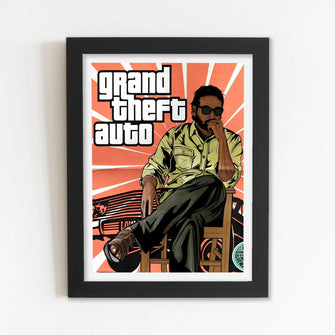 Actor Vijay Sethupathi Framed Poster with Acrylic Glass, Multicolor - Perfect for Room & Office Decor 