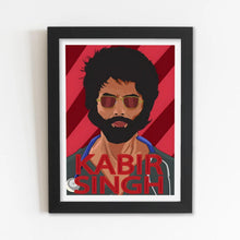 Hindi Actor (Kabir Singh) Framed Poster with Acrylic Glass, Multicolor - Perfect for Room & Office Decor 