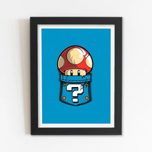 Pocket Art Framed Poster with Acrylic Glass, Multicolor - Perfect for Room & Office Decor 