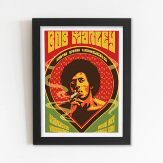 Bob Framed Poster with Acrylic Glass, Multicolor - Perfect for Room & Office Decor 
