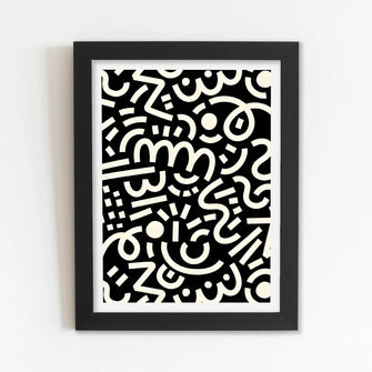 Wall Art Framed Poster with Acrylic Glass, Multicolor - Perfect for Room & Office Decor 
