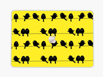 Birds on a Wire - Macbook Skin
